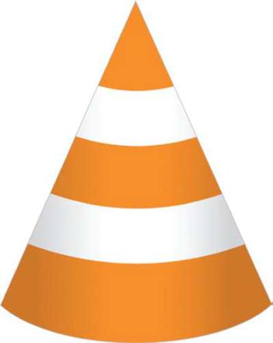 Construction Zone Party Hats - Click Image to Close